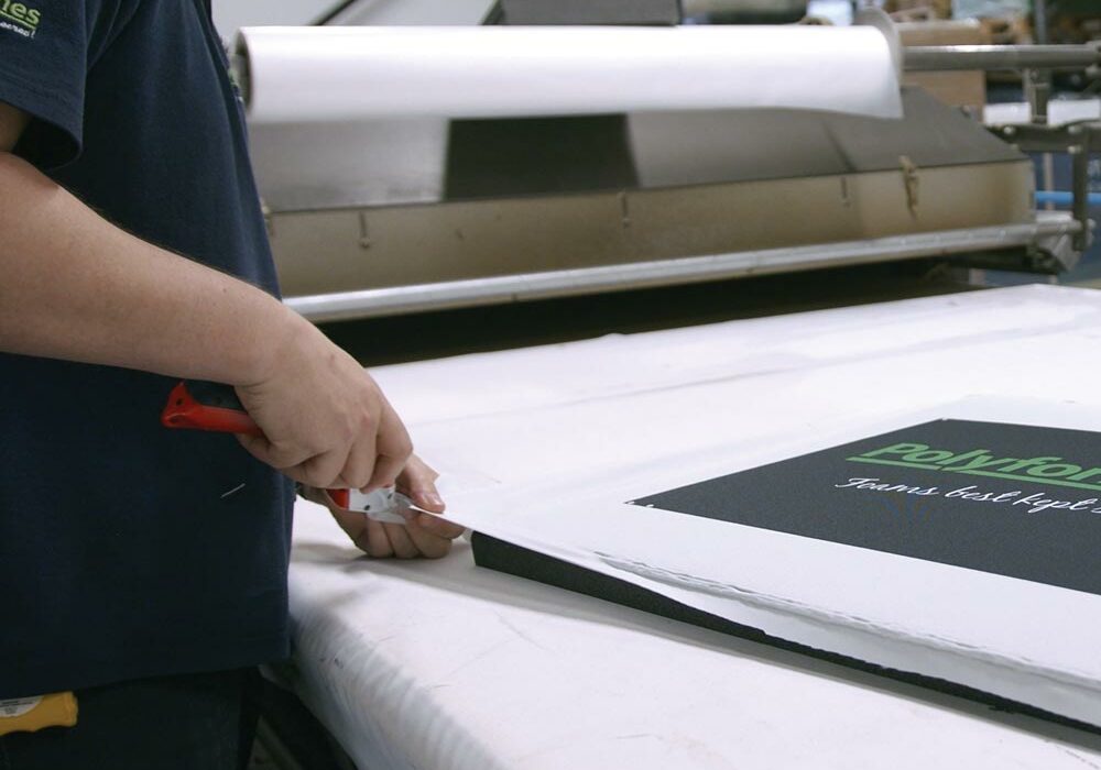 Printed foam